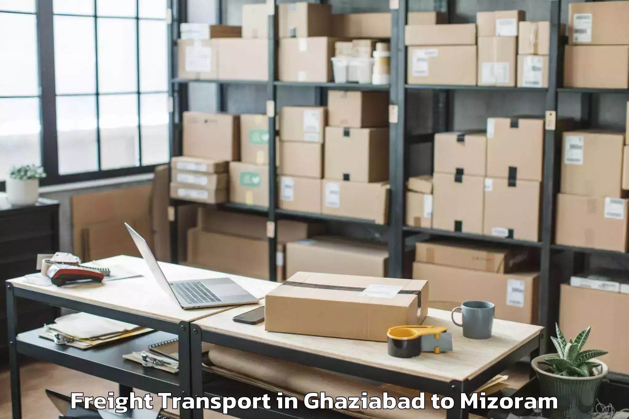 Ghaziabad to Nit Aizawl Freight Transport